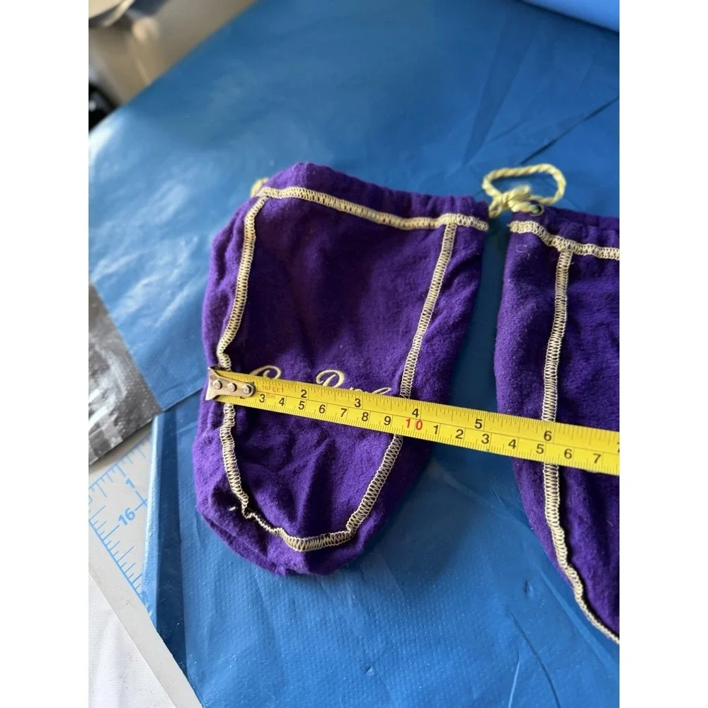 Lot of 3 Crown Royal Purple Velvet Drawstring Bags Empty Gift‎ Pouches